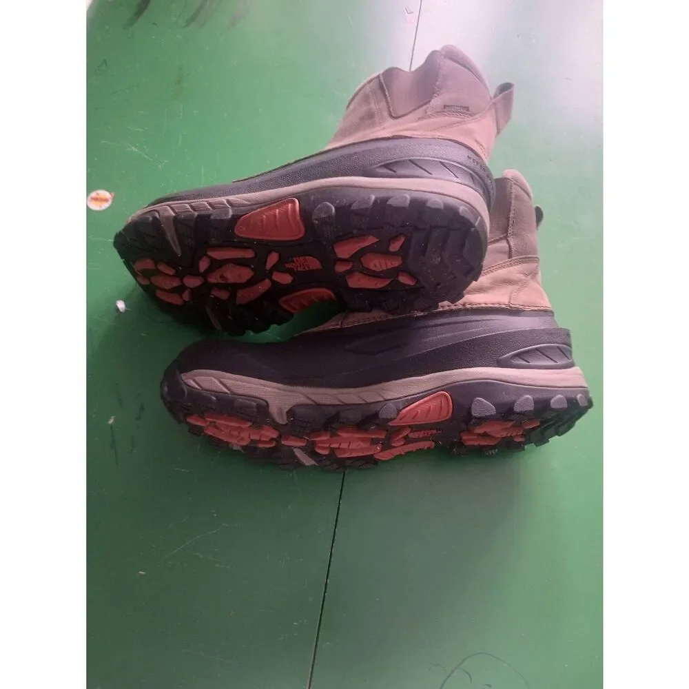 Men's The North face chikat III pull on size 12 midpack brown Bombay orange